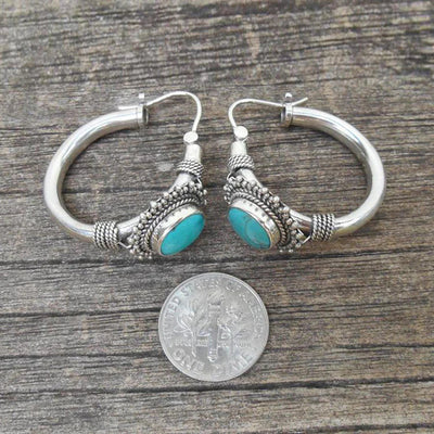 Vintage turquoise earrings