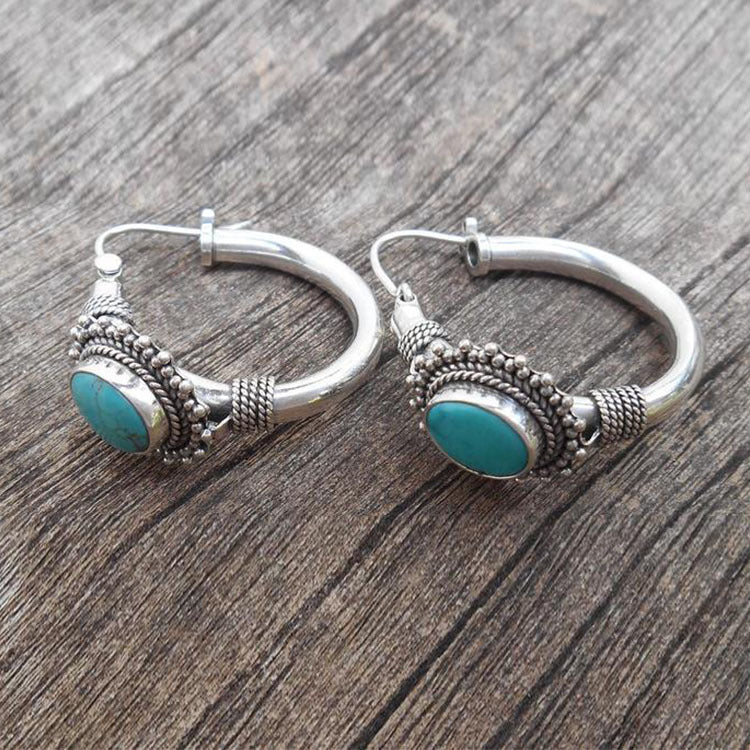 Vintage turquoise earrings