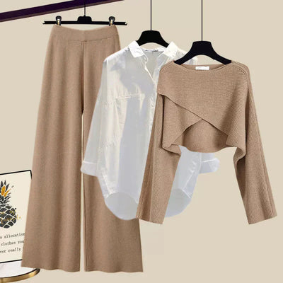 Emmeline - Comfortable three-piece long-sleeved set