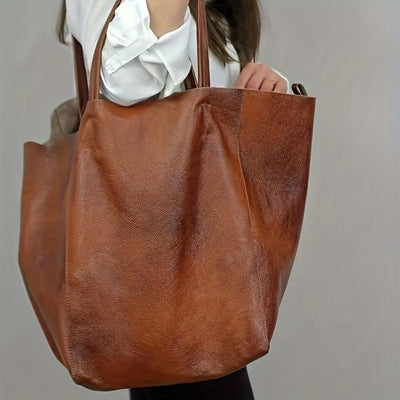 Sydney - Retro softness large capacity tote bag