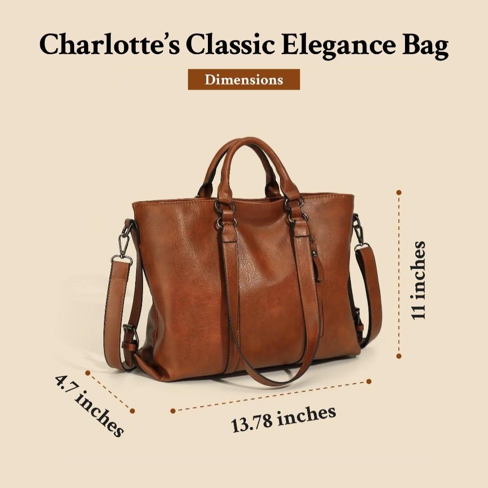 Charlotta - Classic Elegance Vintage Tote Bag