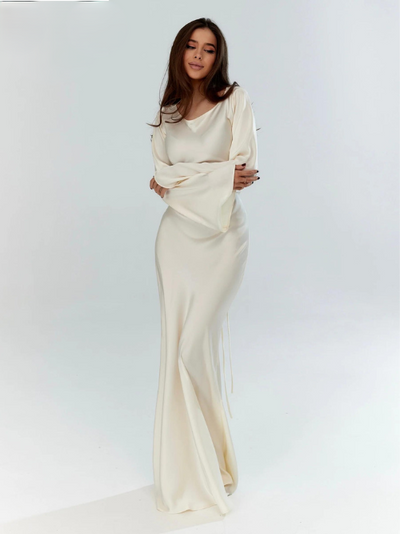 Annie - Long sleeve maxi dress