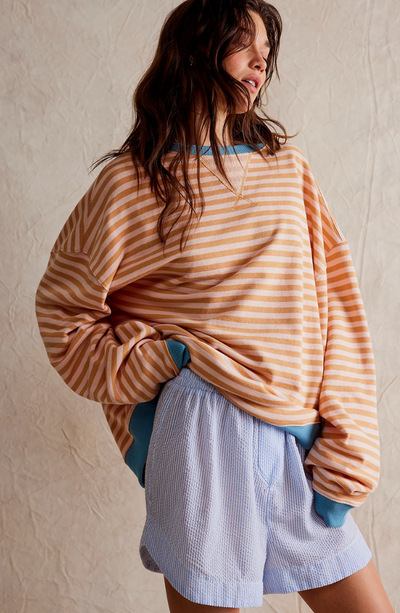 Esme - Striped Relaxed Pullover