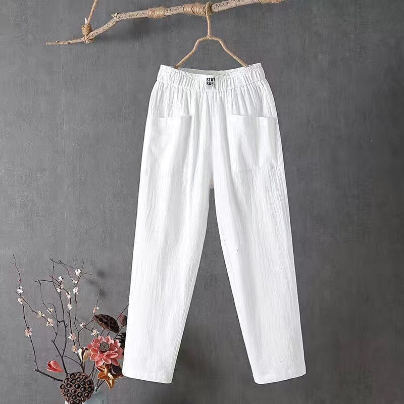 Sophia - Linen blend trousers