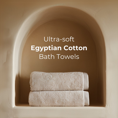 Ultrasoft Egyptian Cotton Hand Towels 2pcs (70x40cm)