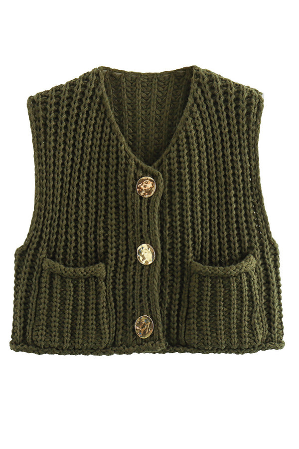 Tanya - Sleeveless knit vest