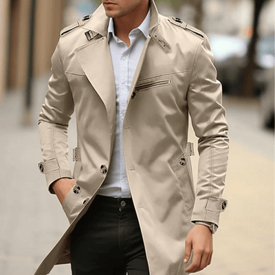 Daan - Elegant and comfortable overcoat