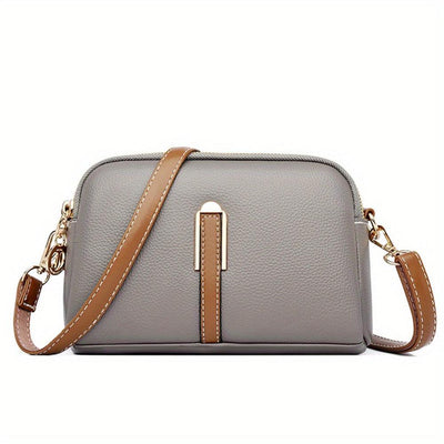 Milao - Litchi embossed crossbody bag