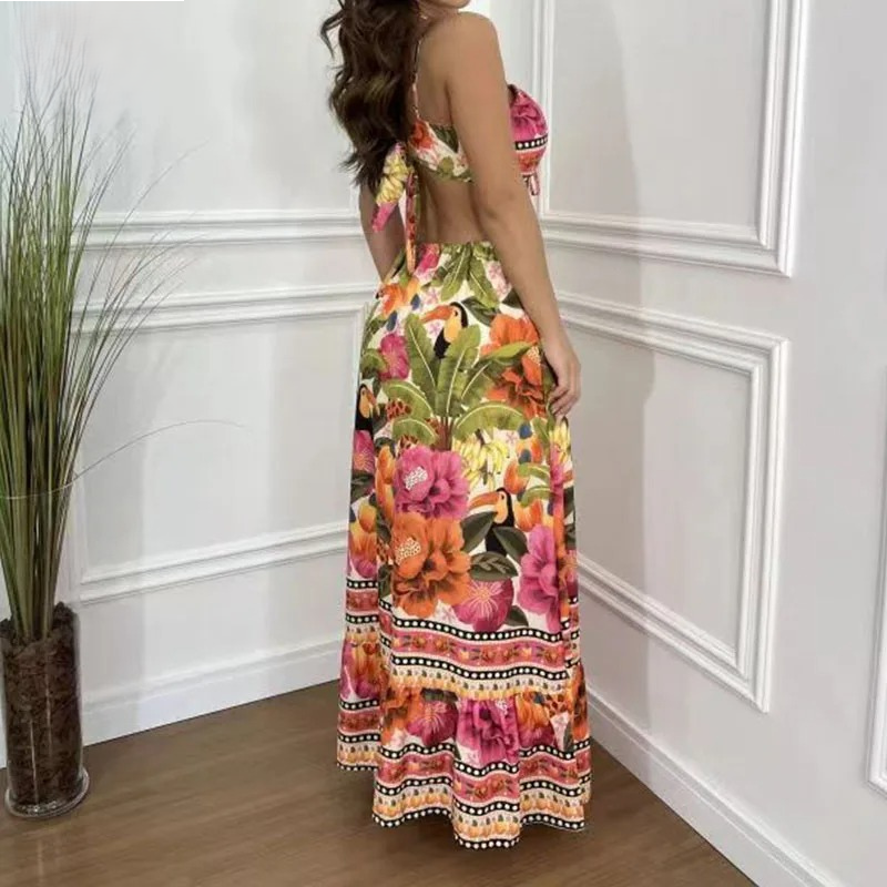 Lana - Tropical maxi dress