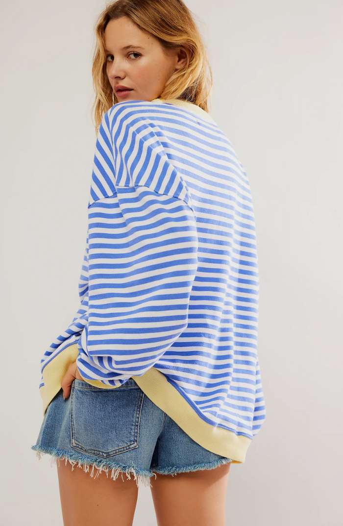 Esme - Striped Relaxed Pullover