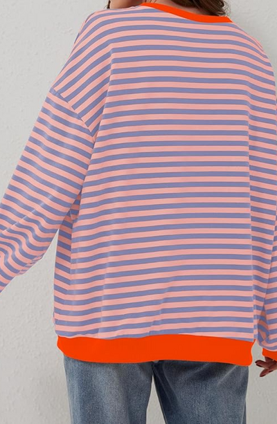 Esme - Striped Relaxed Pullover