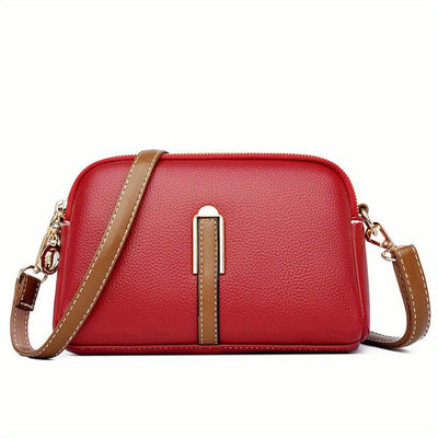 Milao - Litchi embossed crossbody bag