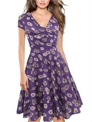 Penny - Floral elegant midi dress