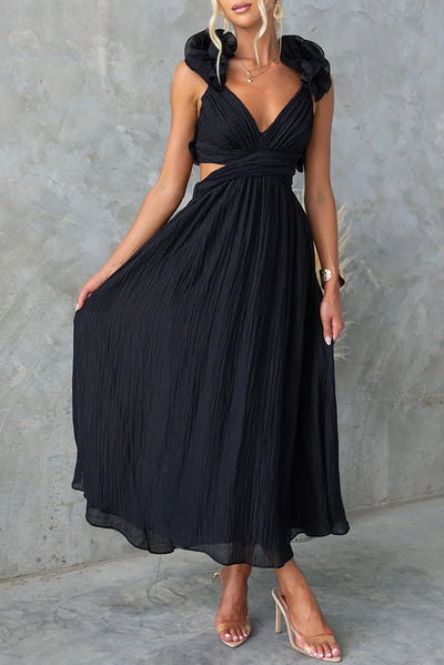 Natalie - Midi dress with ruffles