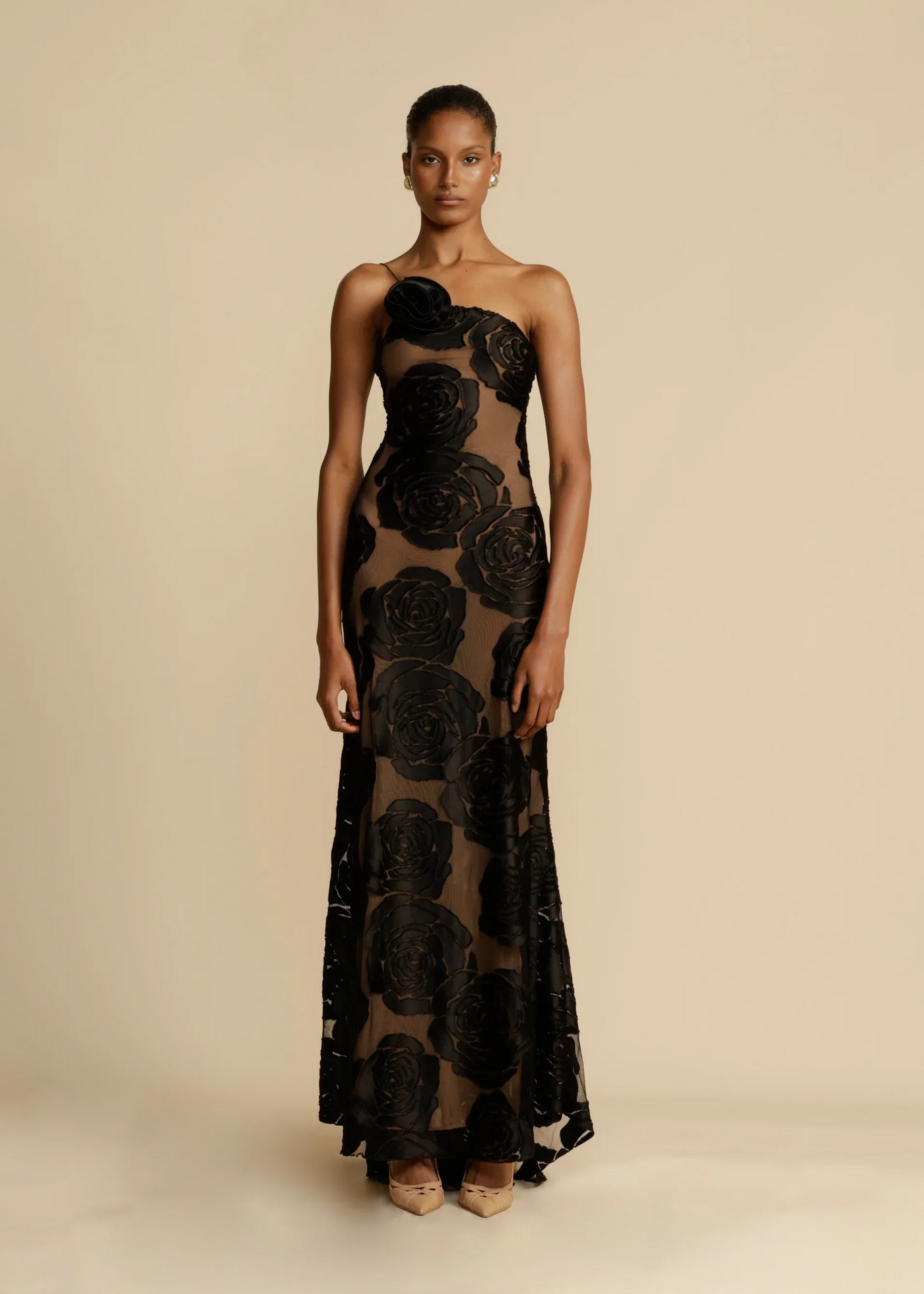 Amber - Backless long evening dress