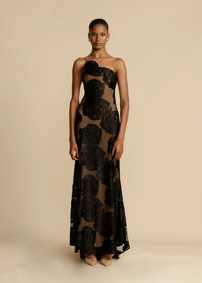 Amber - Backless long evening dress