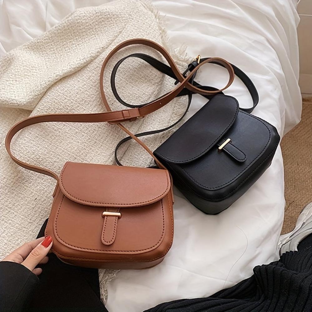 Reagan - Retro saddle crossbody bag