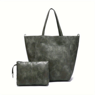 Sydney - Retro softness large capacity tote bag