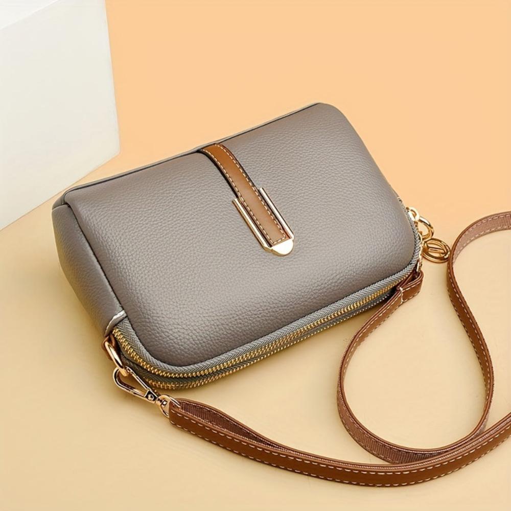 Milao - Litchi embossed crossbody bag