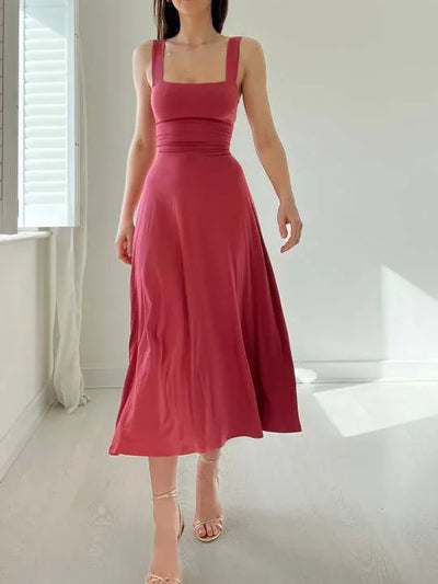 Winnie - Elegant silhouette midi dress