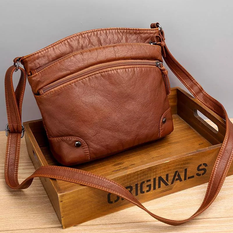 Idelle - Leather Shoulder Bag