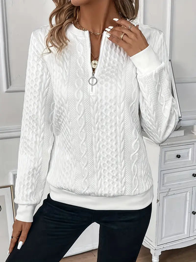 Tiana - Zip sweater