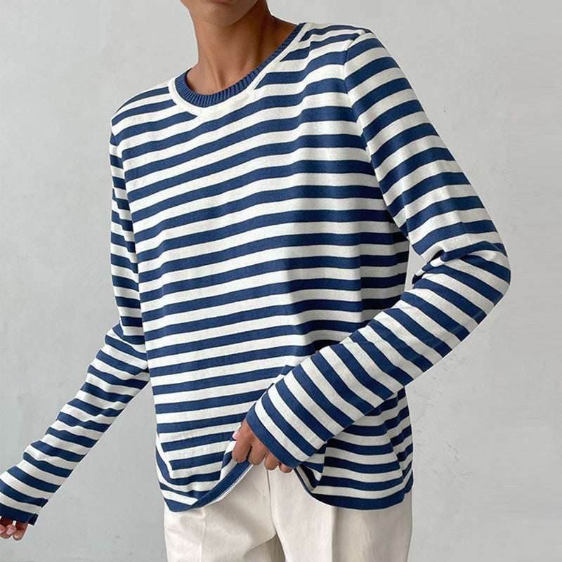 Arleta - Striped cotton shirt