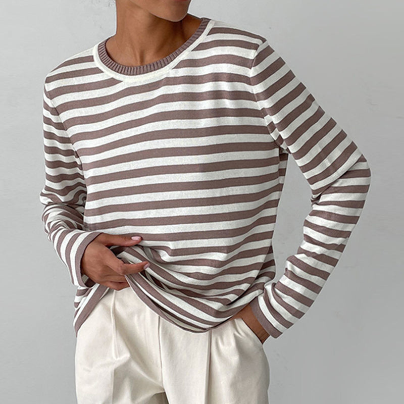 Arleta - Striped cotton shirt