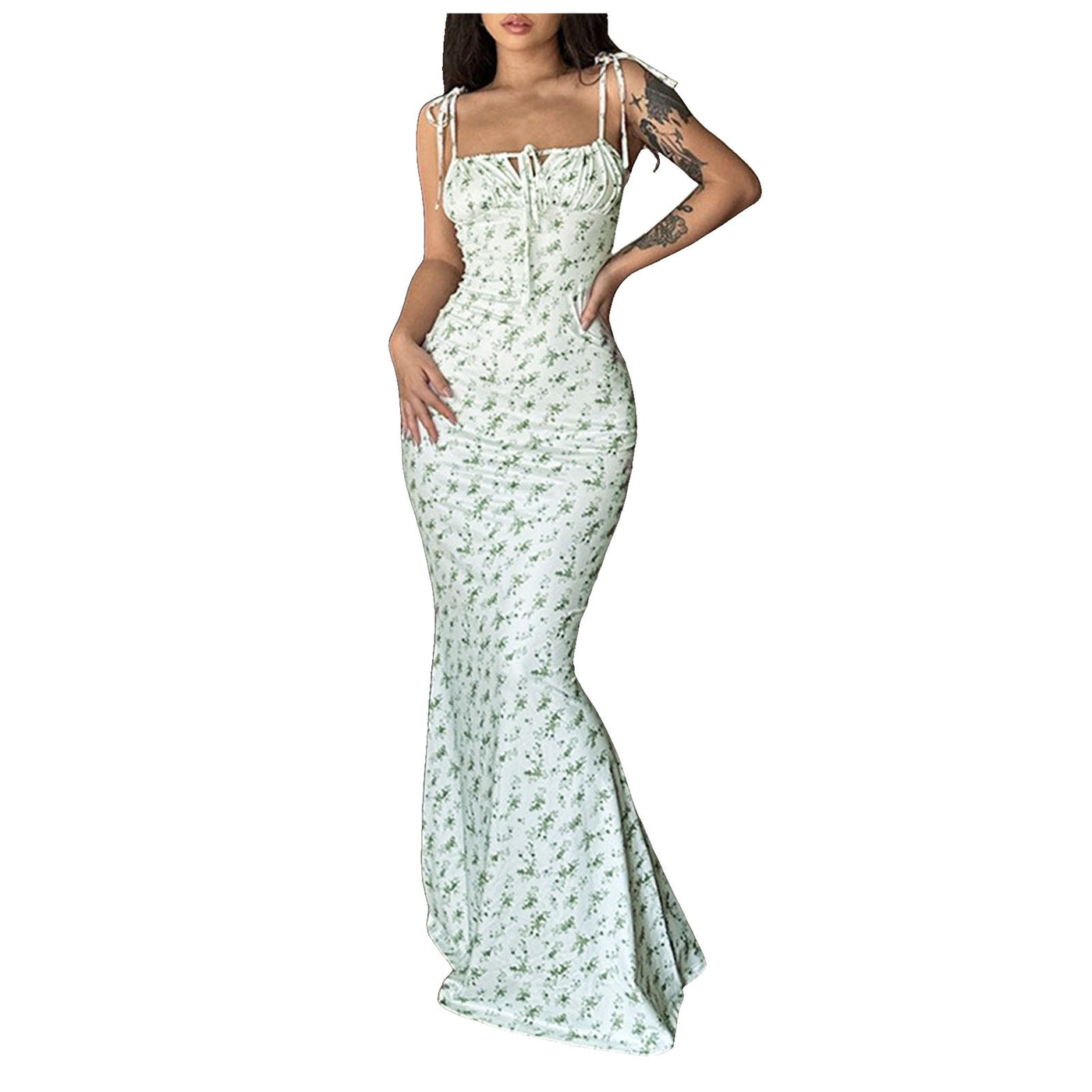 Aspasia - Floral maxi  dress