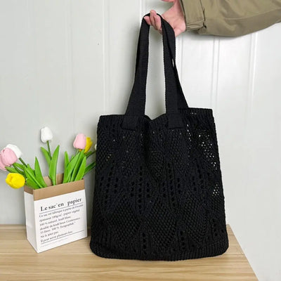 Grace - Hollow Woven Large Capacity Shoulder Bag