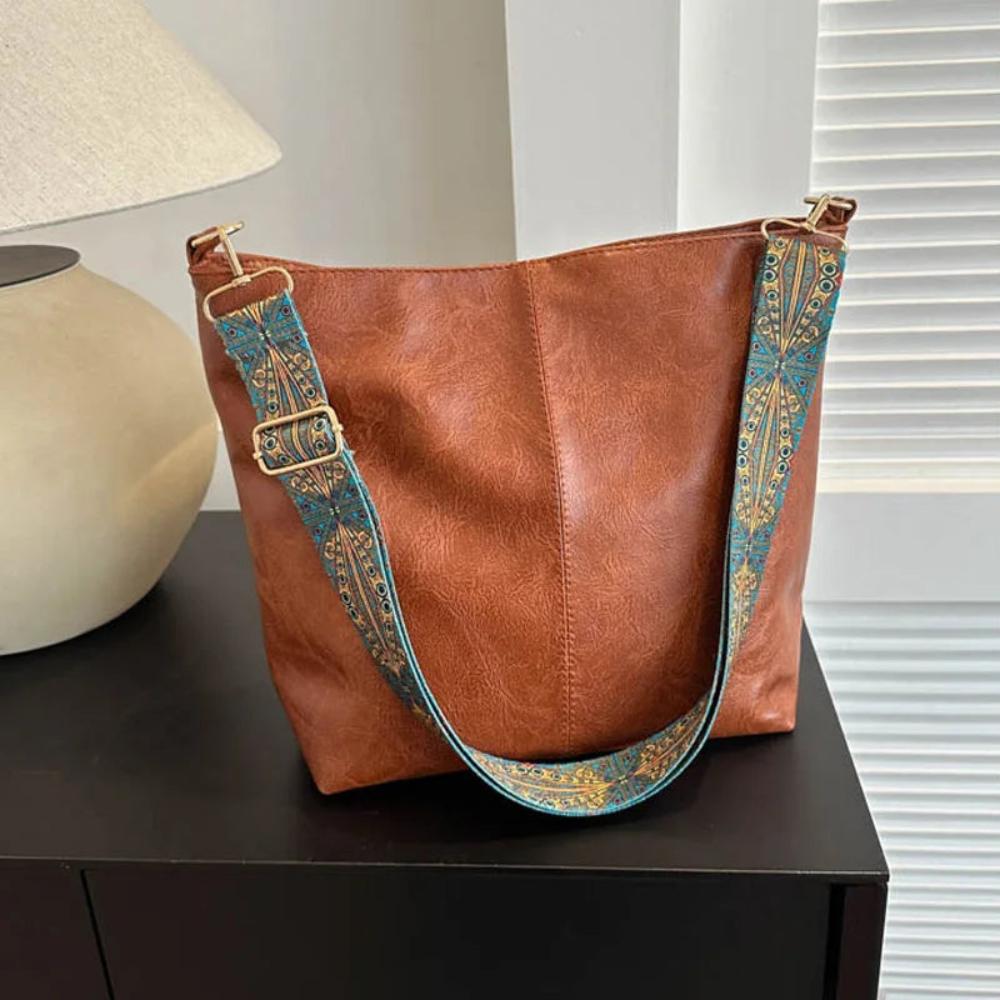 Zion - Vintage Charm Leather Shoulder Bag