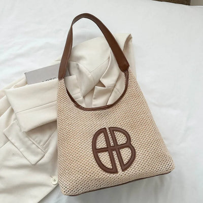 Ivy - Retro Straw Bag