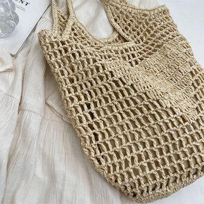 Jemima - Ladies rattan tote bag