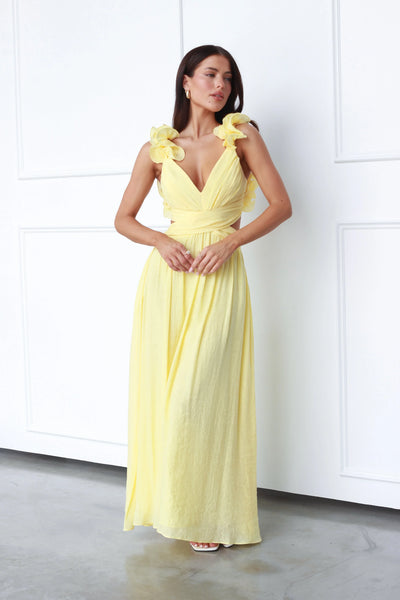 Halee - Elegant Dress With Deep V-Neck