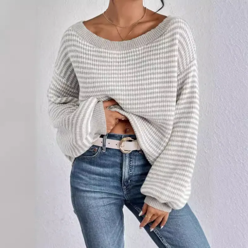 Emily - Cozy Striped Knit Sweater