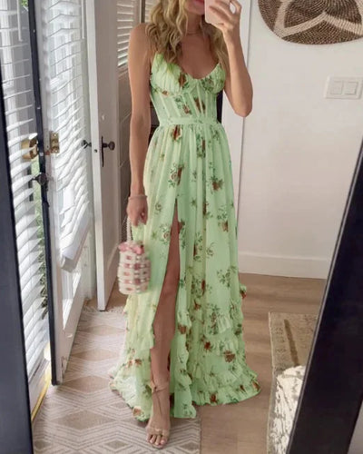 Belinda - Elegant sleeveless maxi  dress