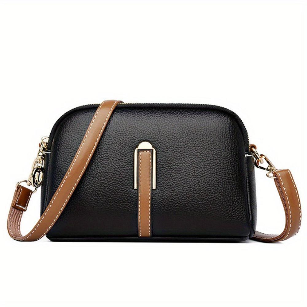 Milao - Litchi embossed crossbody bag