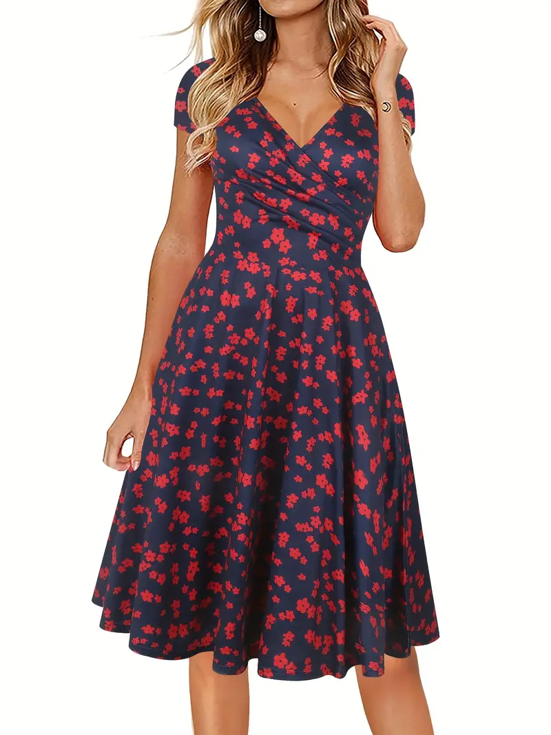 Penny - Floral elegant midi dress