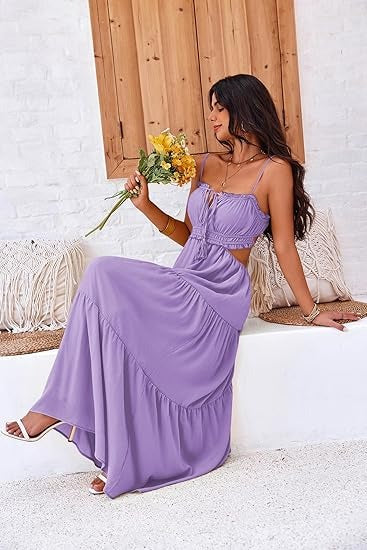 Ethnee - Cut out maxi dress