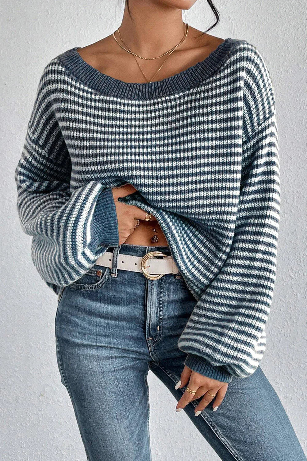 Emily - Cozy Striped Knit Sweater