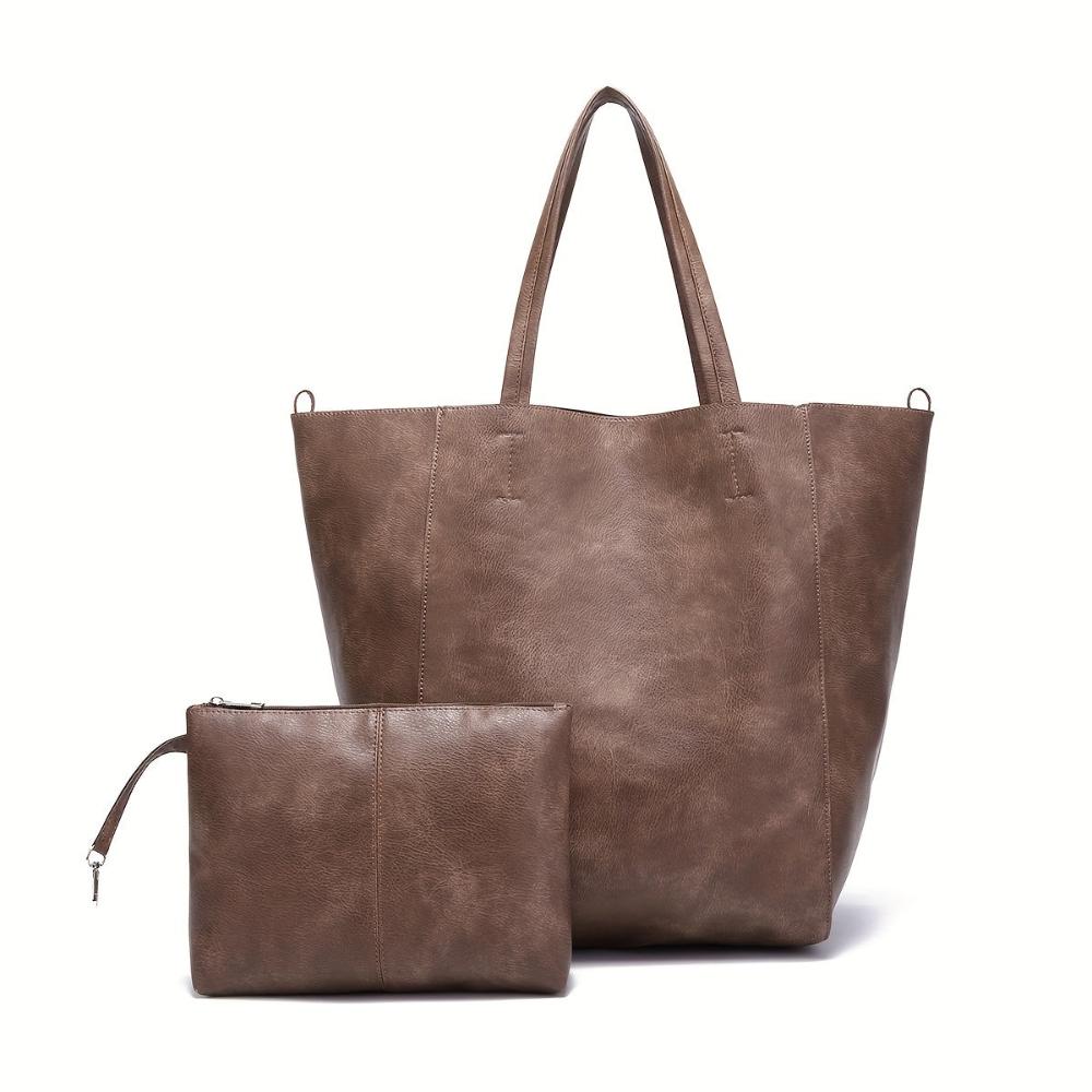 Sydney - Retro softness large capacity tote bag