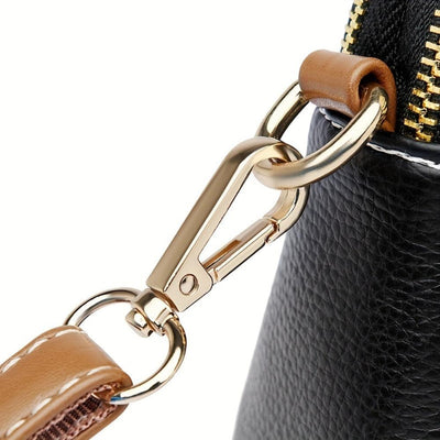 Milao - Litchi embossed crossbody bag