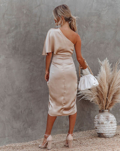 Maelle - Chic Satin Dress