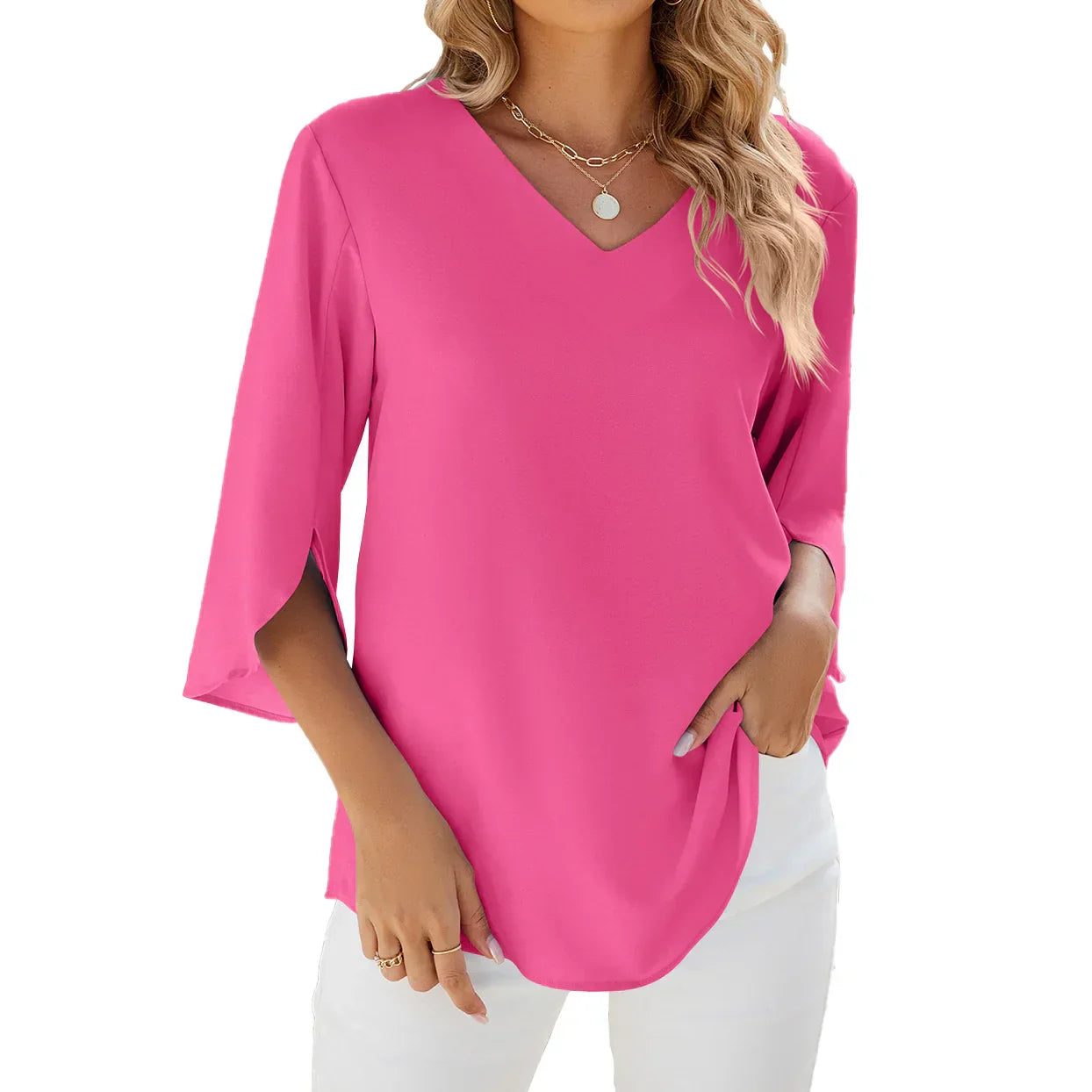 Zariah - V neck blouse