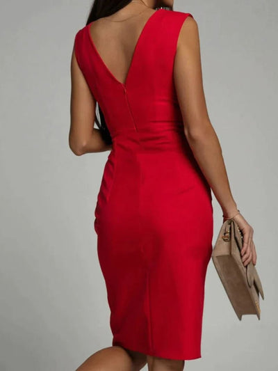 Isabeau - Evening Dress With Side Slit