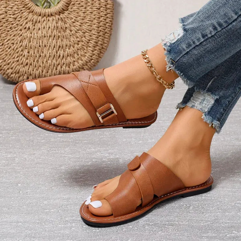 Carla - Luxury leather orthopaedic sandals