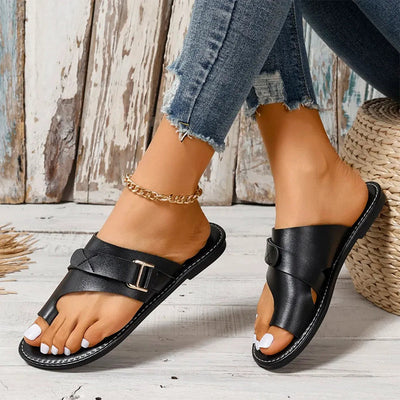 Carla - Luxury leather orthopaedic sandals